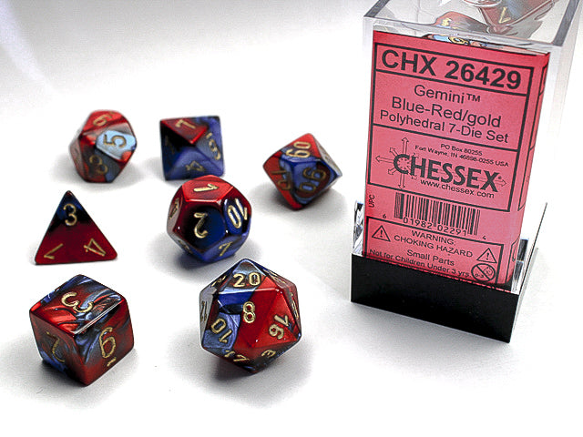 CHX 26429 GEMINI 7-DIE SET BLUE-RED/GOLD