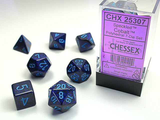 CHX 25307 SPECKLED 7-DIE SET COBALT