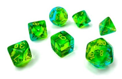 CHX 26466 GEMINI 7-DIE SET TRANSLUCENT GRN-TEAL/YELLOW