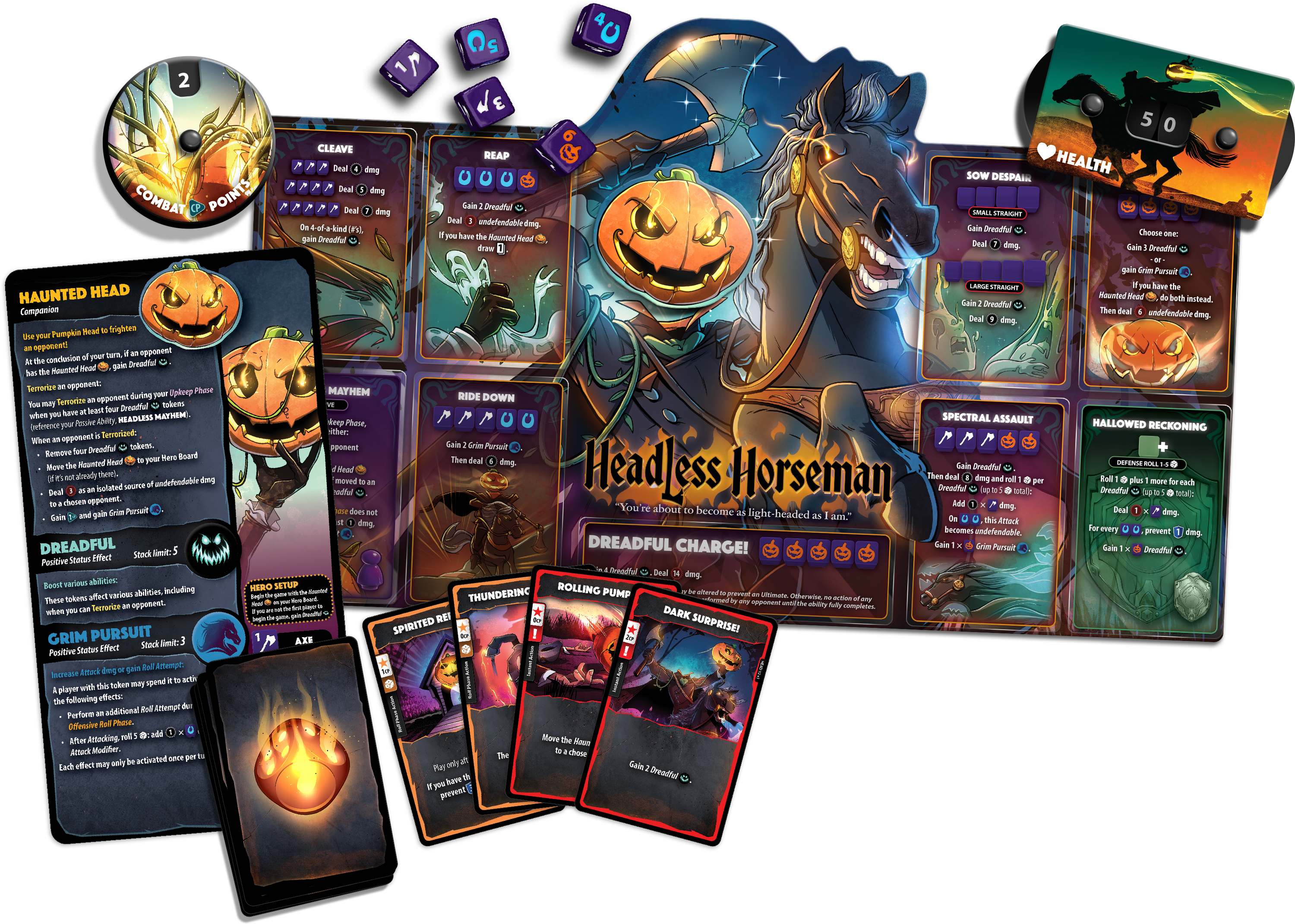Dice Throne Hero Pack: Headless Horseman