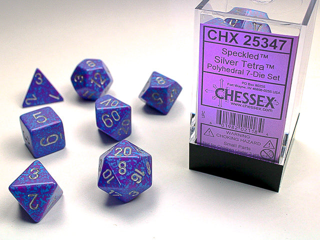 CHX 25347 SPECKLED 7-DIE SET SILVER TETRA