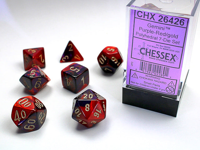CHX 26426 GEMINI 7-DIE SET PURPLE-RED/GOLD