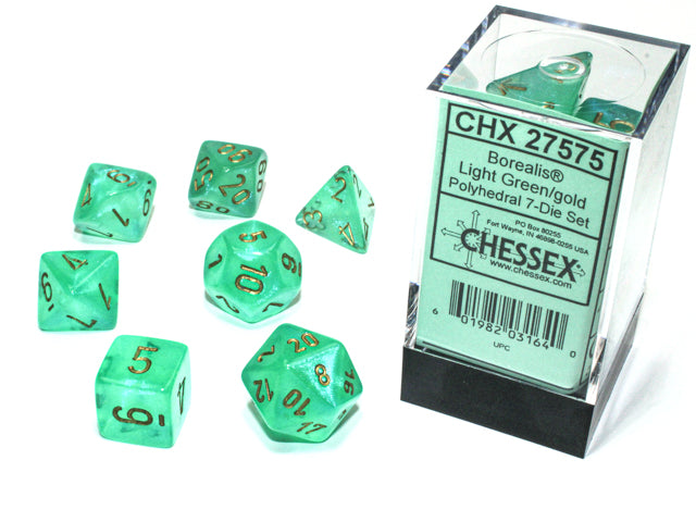 CHX 27575 BOREALIS 7-DIE SET LIGHT GREEN/GOLD LUMINARY