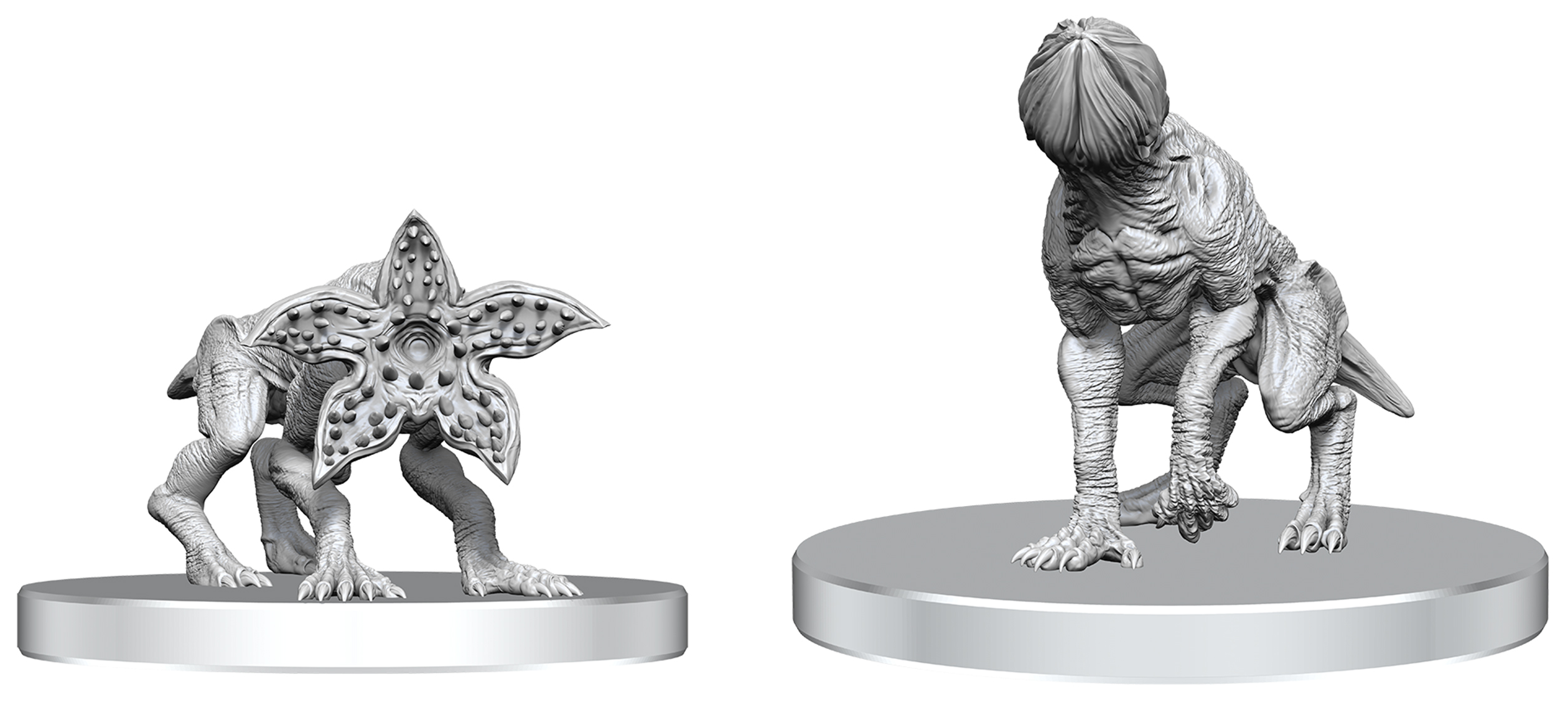 Dungeons & Dragons Unpainted Miniatures: Stranger Things: Demodogs