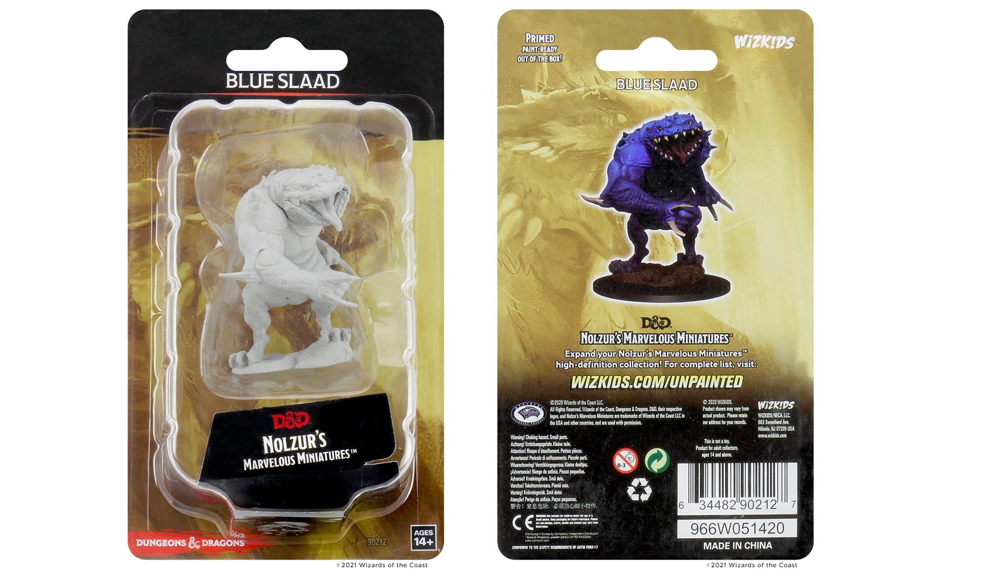 Dungeons & Dragons: Nolzur's Marvelous Unpainted Miniatures - W12.5 Blue Slaad