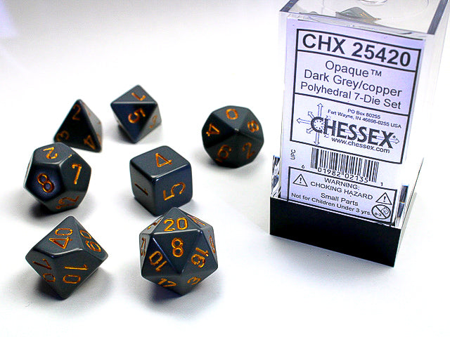 CHX 25420 OPAQUE 7-DIE SET DARK GREY/COPPER