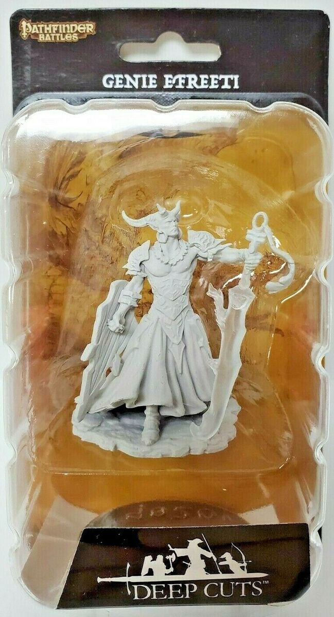 Pathfinder Deep Cuts Unpainted Miniatures: W12.5 Genie Efreeti (Replaces WZK 73723)