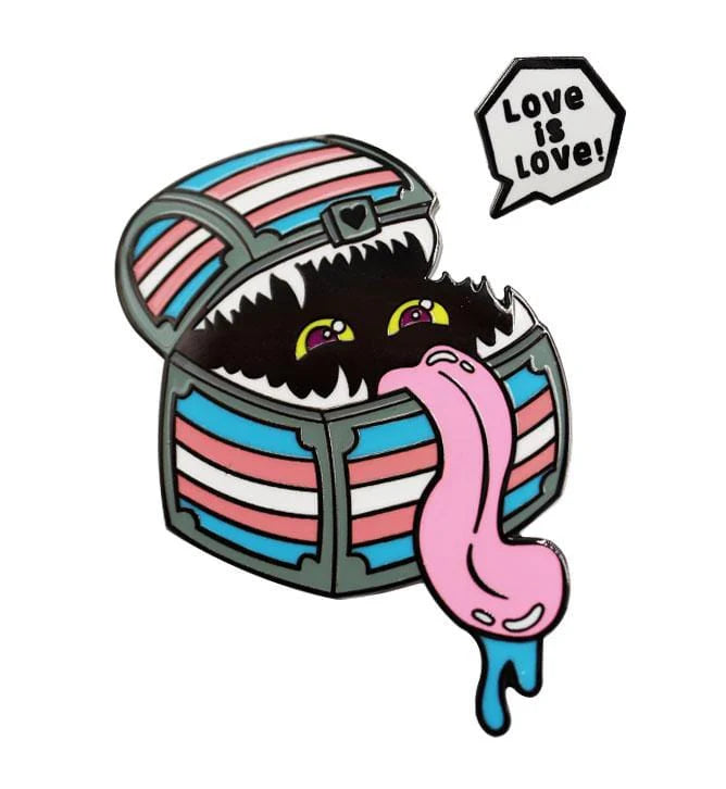 Enamel Mimic  Pride Pin - Transgender