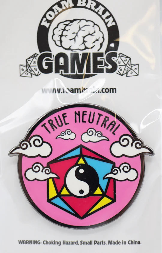 Pride Flag Alignment Pin: Pansexual True Neutral
