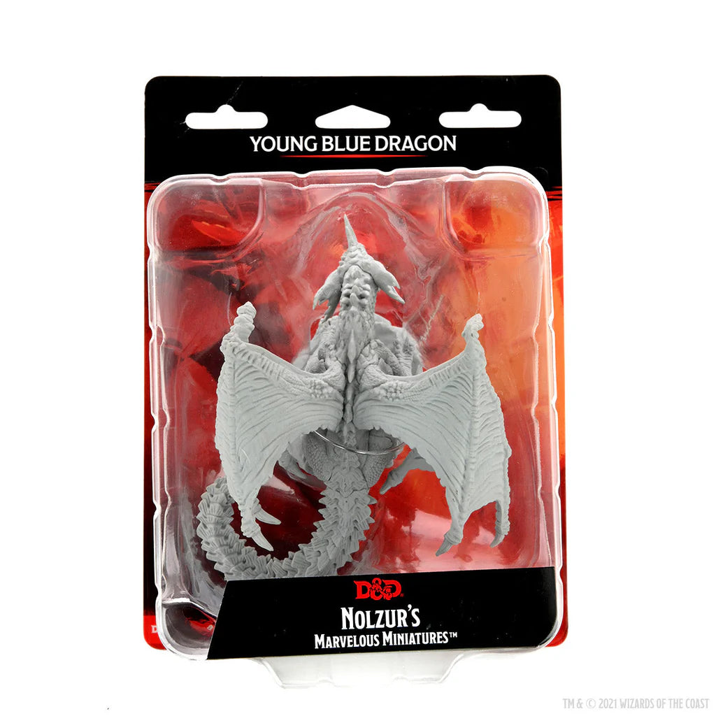 Dungeons & Dragons: Nolzur's Marvelous Unpainted Miniatures - W15 Young Blue Dragon