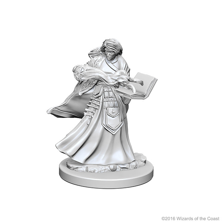 Dungeons & Dragons: Nolzur's Marvelous Unpainted Miniatures - W01 Human Female Wizard