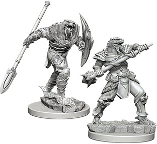Dungeons & Dragons: Nolzur's Marvelous Unpainted Miniatures - W05 Dragonborn Male Fighter with Spear