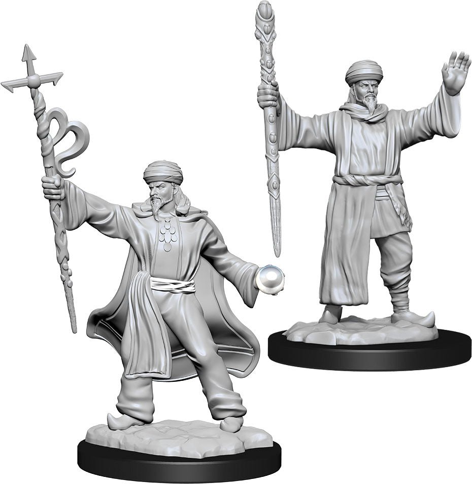 Dungeons & Dragons: Nolzur's Marvelous Unpainted Miniatures - W13 Human Wizard Male