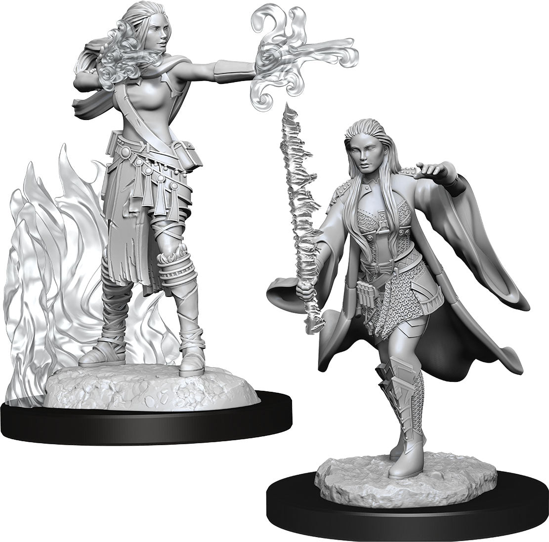 Dungeons & Dragons: Nolzur's Marvelous Unpainted Miniatures - W13 Multiclass Warlock + Sorcerer Female