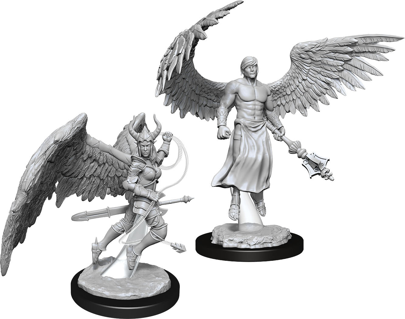 Dungeons & Dragons: Nolzur's Marvelous Unpainted Miniatures - W13 Deva & Erinyes