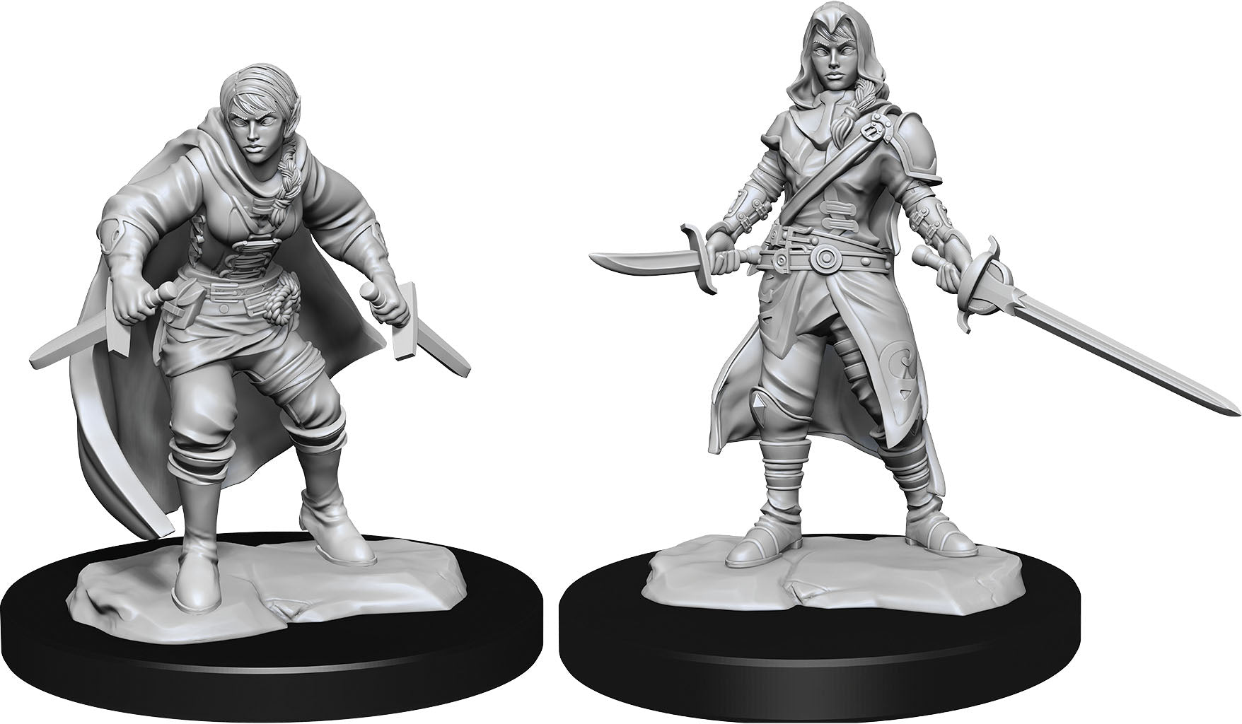 Dungeons & Dragons: Nolzur's Marvelous Unpainted Miniatures - W14 Half-Elf Rogue Female