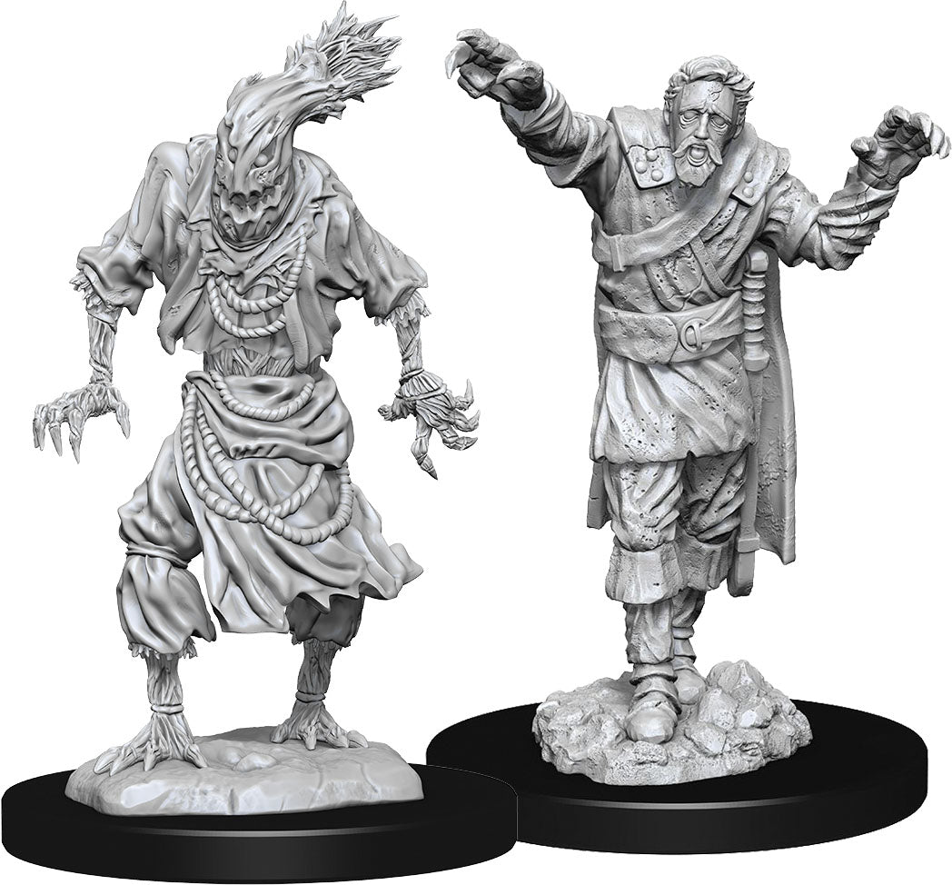 Dungeons & Dragons: Nolzur's Marvelous Unpainted Miniatures - W14 Scarecrow & Stone Cursed